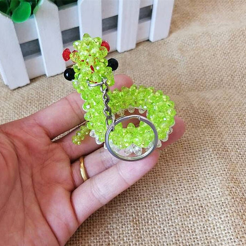 手工生肖精灵串珠仿水晶礼品