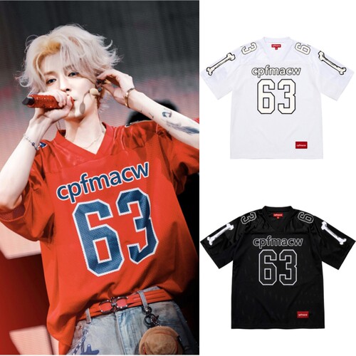 63球衣T恤BonesFootballJersey