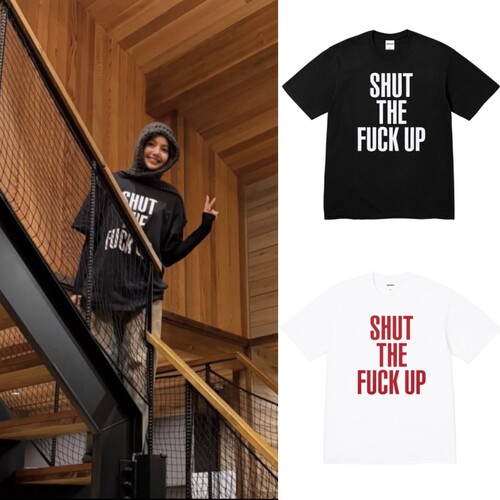 闭嘴T恤SHUTUPTEE英文字母