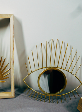 艺术风墙面装饰镜子