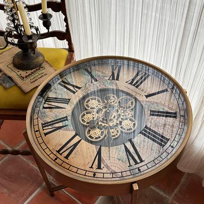 复古齿轮钟18寸复古金属挂钟