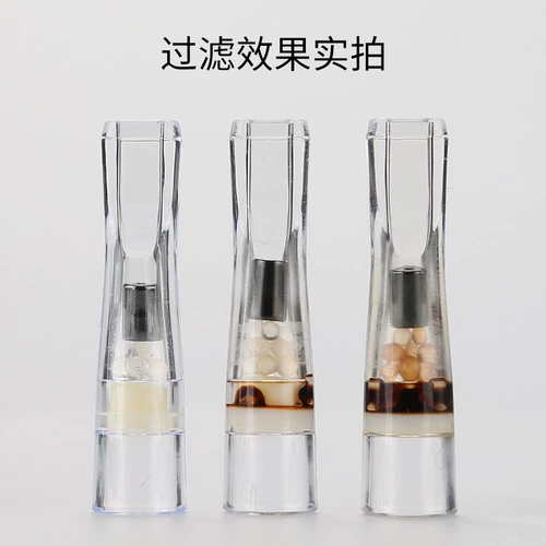 Импортный мундштук Dachuan, одноразовый фильтр, трехслойное плато, растение не задерживает дыхание, не падает, выбрасывает мужские 80 штук.