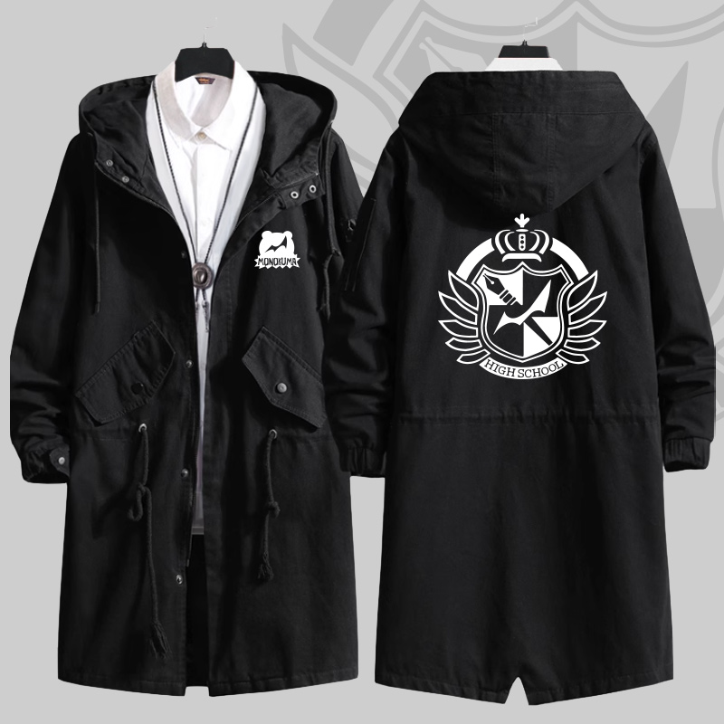 弹丸论破周边黑白熊风衣外套