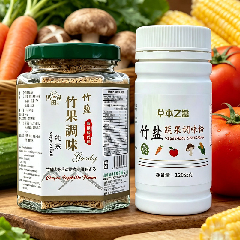 川田佳竹盐蔬果调味粉台湾原装正品素食食品替代味精鸡精厨房美味