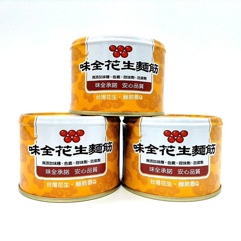 台湾味全花生面筋配粥小菜罐头