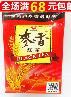 满68元包邮   台湾进口 统一麦香红茶TP300ML