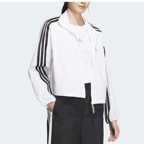 Adidas阿迪女装 宽松休闲运动立领夹克外套KC0181 JI9767 JJ1078