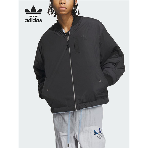 Adidas/阿迪达斯三叶草正品正品情侣款双面穿运动夹克外套IN0989