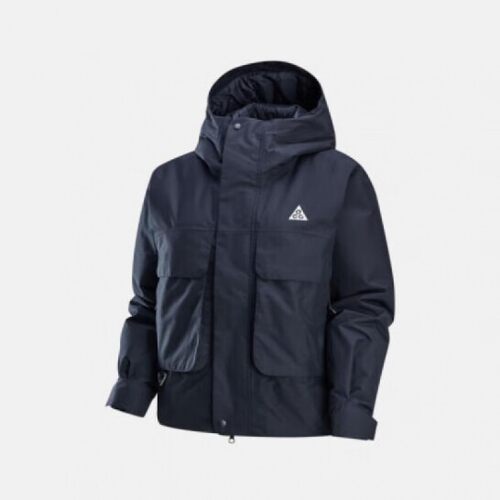 NIKE耐克女装 ACG纯色百搭舒适防风运动休闲连帽夹克FV7328-010