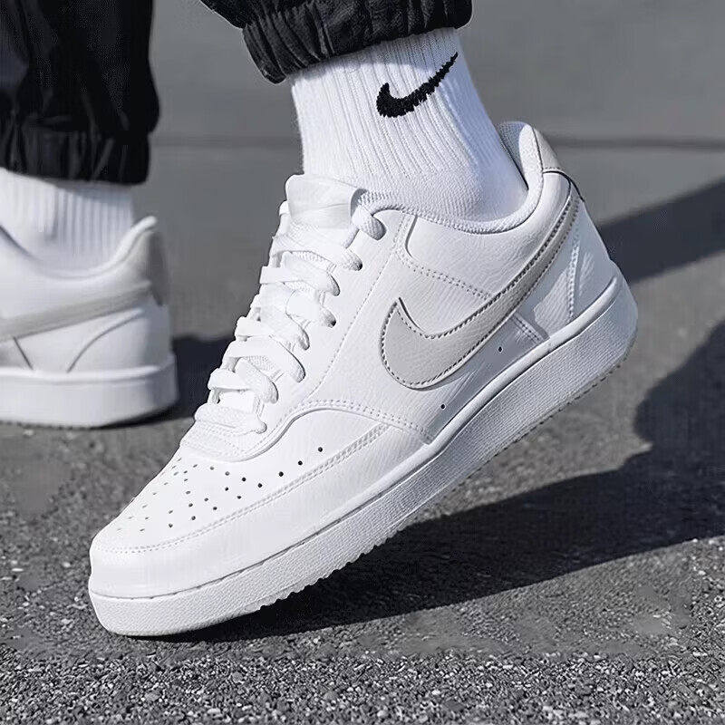 NIKE耐克男鞋正品简版空军一号运动鞋透气低帮滑板鞋小白鞋休闲鞋