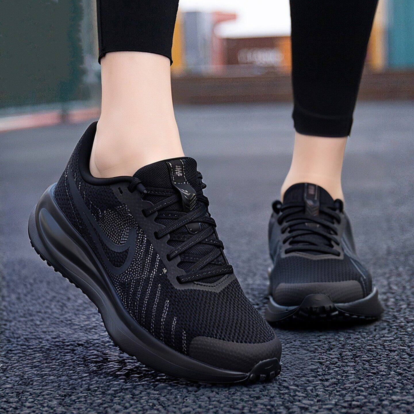 Nike耐克女鞋跑步鞋正品网面透气黑色休闲运动鞋女缓震轻便鞋子