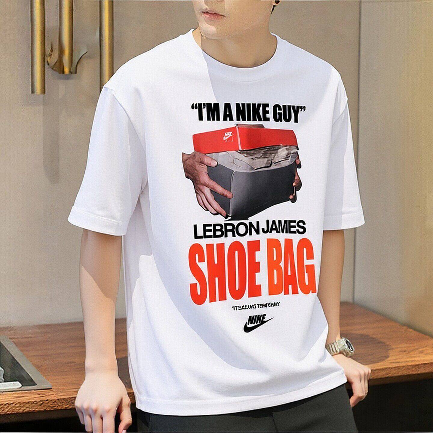 NIKE耐克男子詹姆斯篮球2026运动印花宽松短袖圆领休闲T恤IH8574