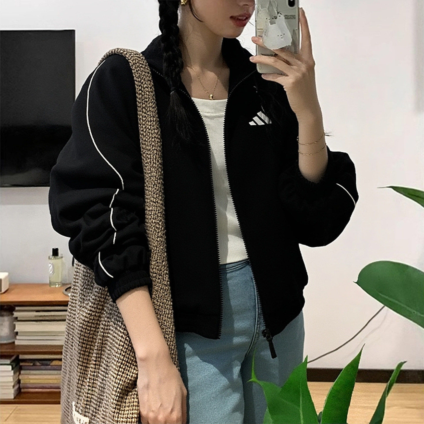 阿迪达斯外套女秋季新款