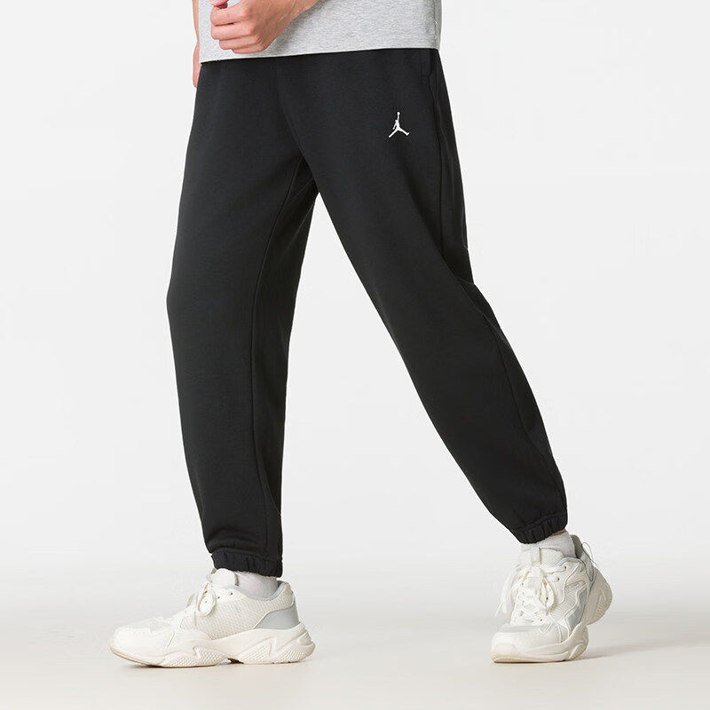Nike耐克2026年新款男子黑色运动长裤修身束脚跑步训练裤时尚新款