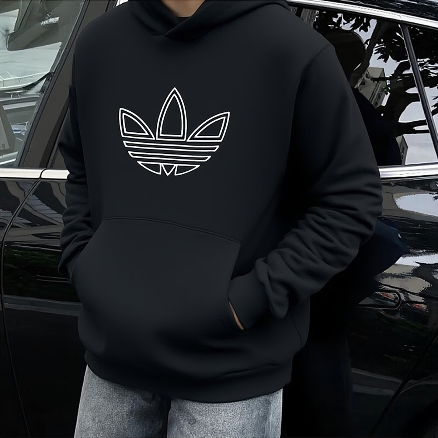 阿迪达斯三叶草卫衣男秋