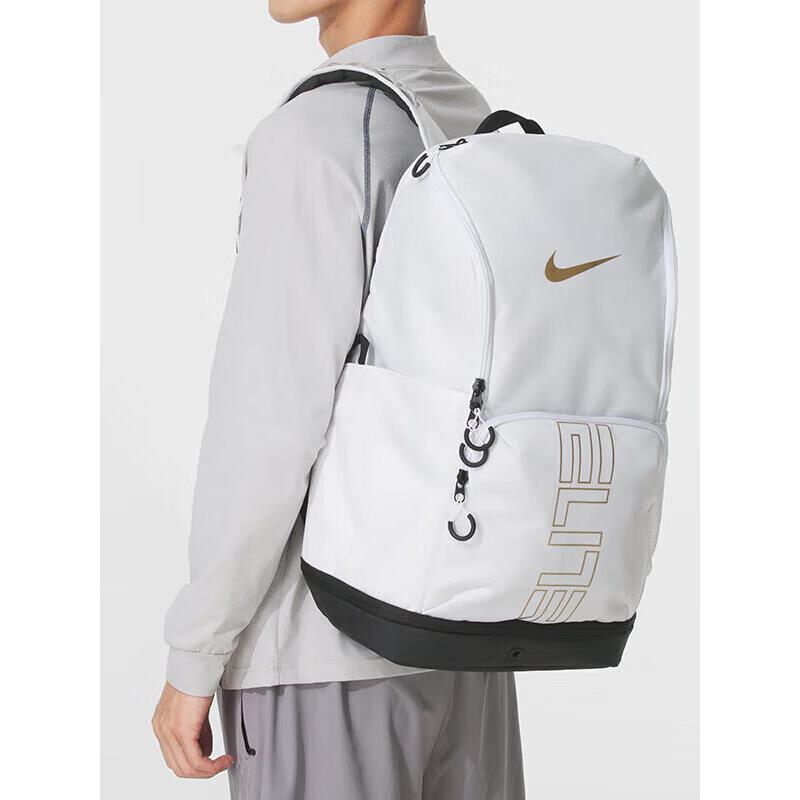 Nike耐克2026年正品气垫双肩包男女大容量运动健身户外背包白色