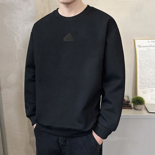 阿迪达斯运动卫衣男正品跑步训练健身宽松上衣休闲套头衫 IP4960