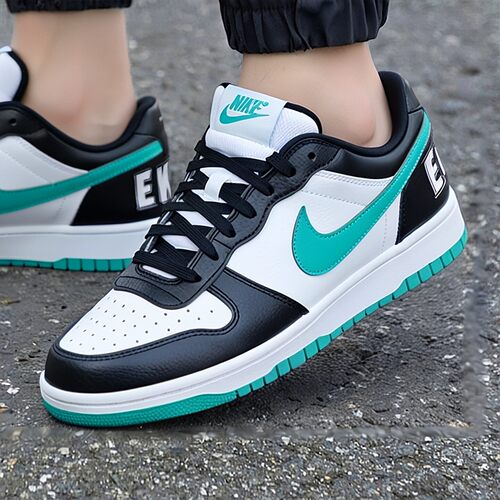 Nike耐克鞋子皮面板鞋新款低帮篮球运动鞋轻便透气男鞋耐磨休闲鞋
