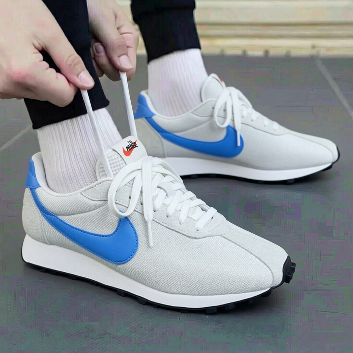 Nike耐克鞋子LD-1000华夫鞋新款网面运动鞋男子潮流休闲鞋阿甘鞋