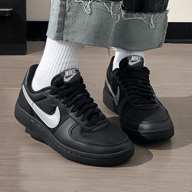 Nike耐克2026年新款男鞋黑色板鞋低帮系带休闲运动鞋潮流百搭潮流