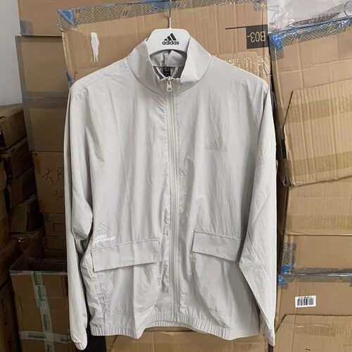 Adidas/阿迪达斯外套男子春季运动上衣休闲连帽夹克KC6008