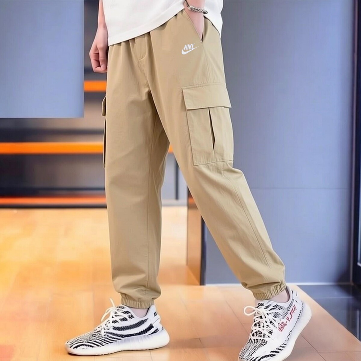 Nike耐克工装裤子夏季新