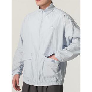 阿迪达斯外套男春季 防风运动服IT3956 休闲宽松立领夹克衫