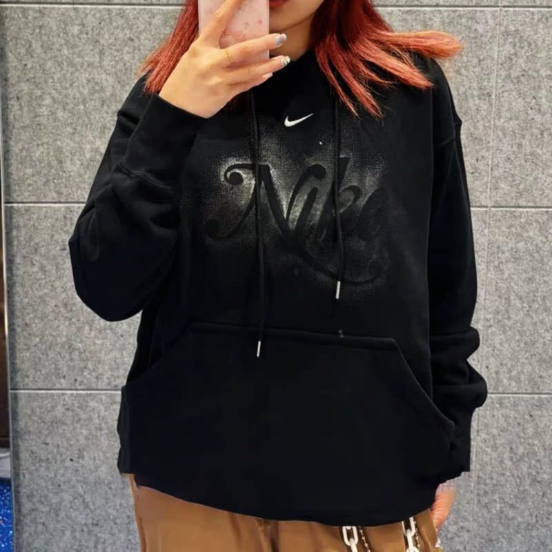 Nike耐克正品连帽卫衣2026年正品薄绒外套女士厚款运动上衣HQ4869