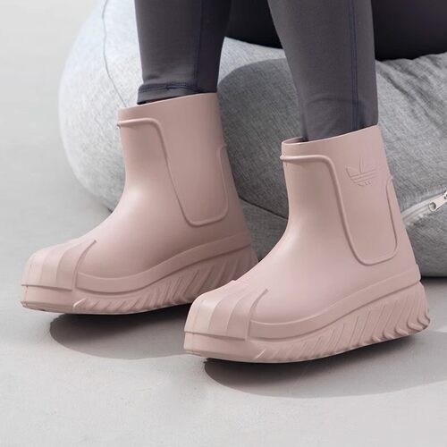adidas阿迪达斯三叶草ADIFOM SUPERSTAR男女贝壳头高帮雨靴ID4280
