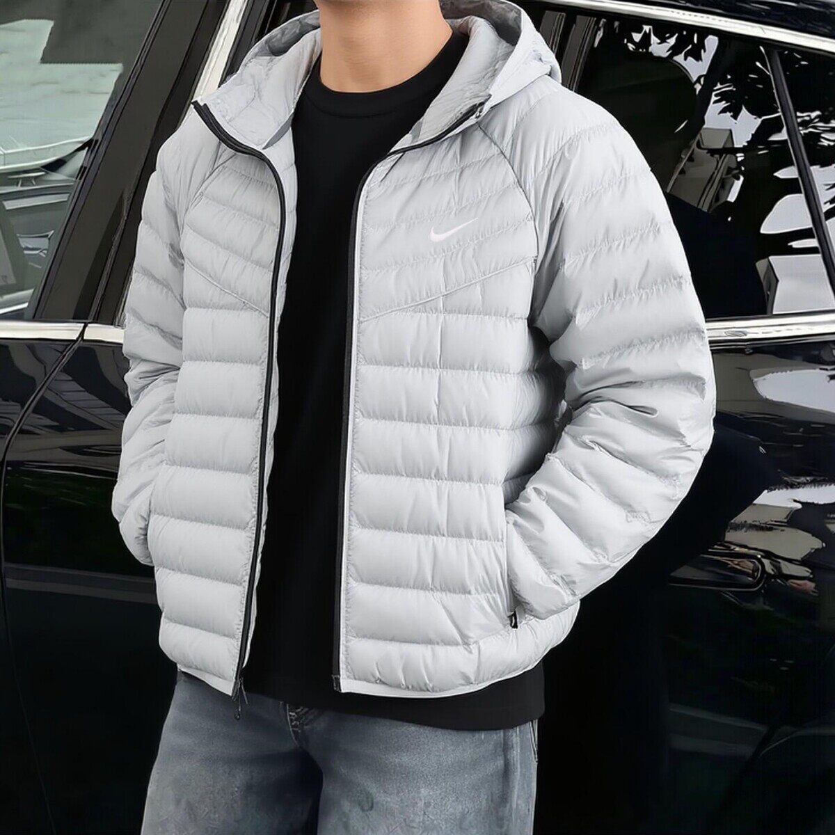 Nike耐克2026年新款羽绒服男士轻薄款外套防风保暖排骨上衣运动装