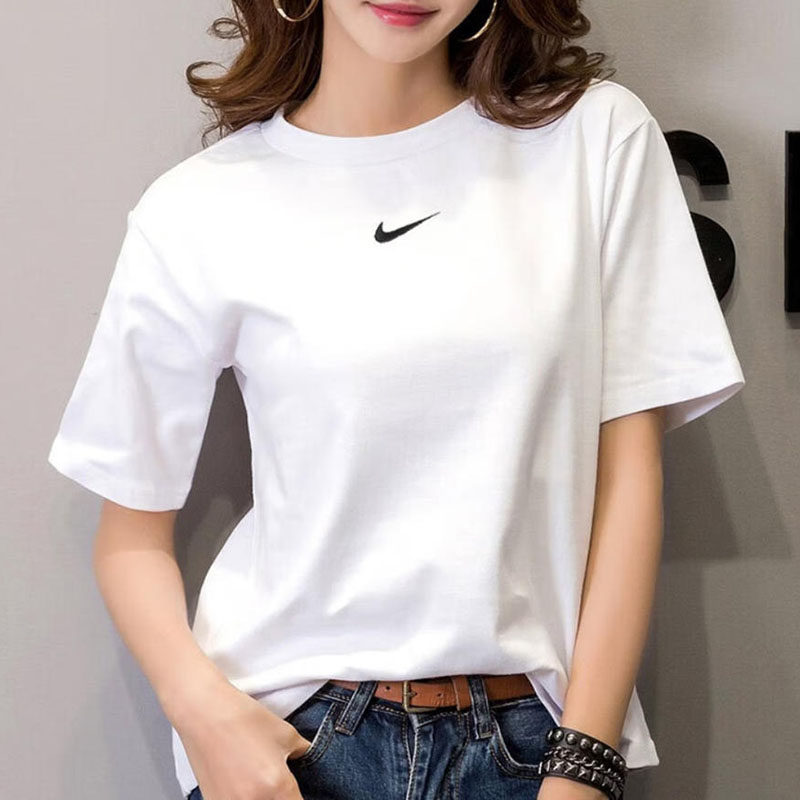 白色短袖耐克女装夏季新