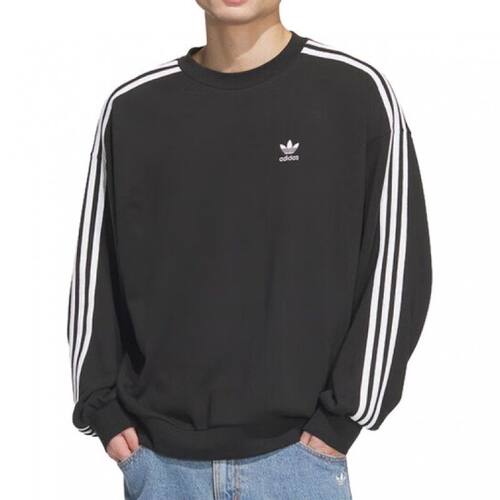 adidas/阿迪达斯正品三叶草男子潮流运动休闲厚棉T套头衫JN9786