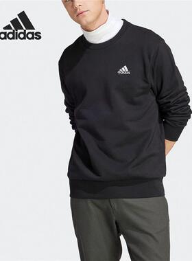 Adidas/阿迪达斯正品2023新款男子运动圆领套头厚棉TIC9329