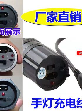 B字220V直充手电筒充电器
