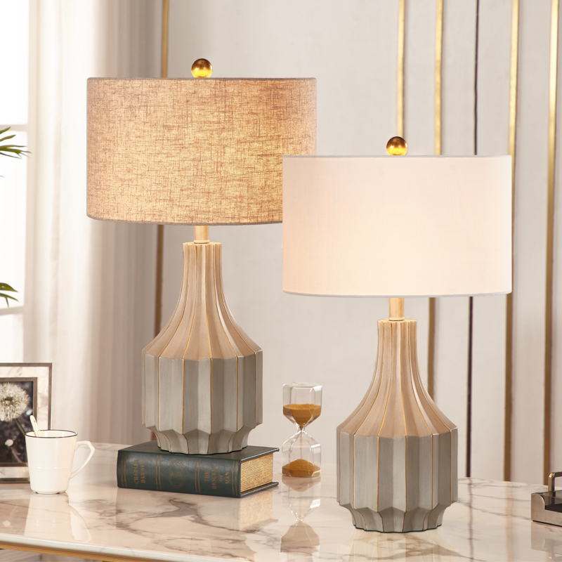 简约现代侘寂欧式风样板房床头灯