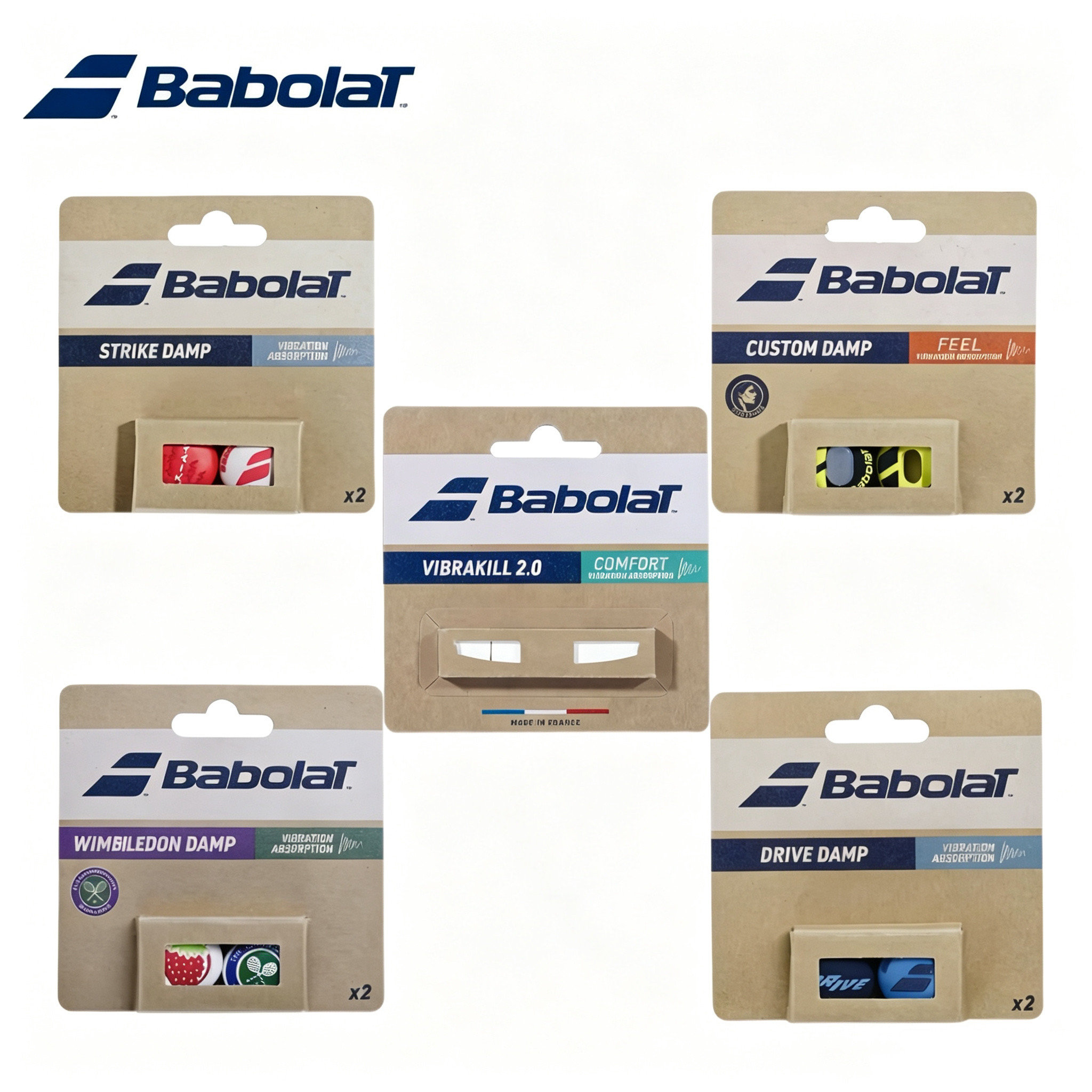 正品百宝力Babolat Sonic哨子damp RVS Vibrakill 百保力避减震器