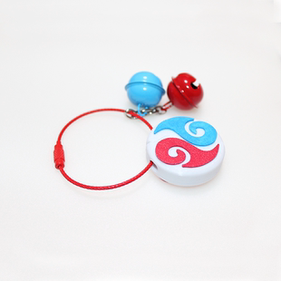 可爱创意灵珠魔丸汽车钥匙扣挂件情侣包包挂饰玩偶哪吒磁吸铃礼物