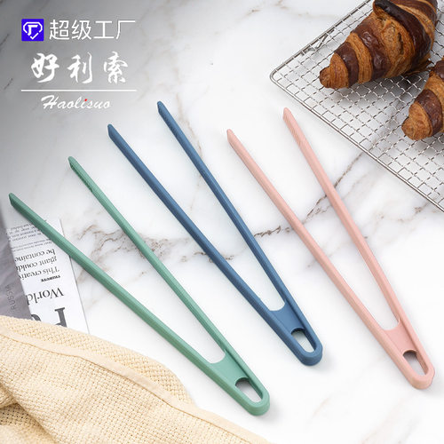 山姆优选不粘锅专用牛排夹不锈钢食物面包烧烤夹厨房夹菜烤肉硅胶