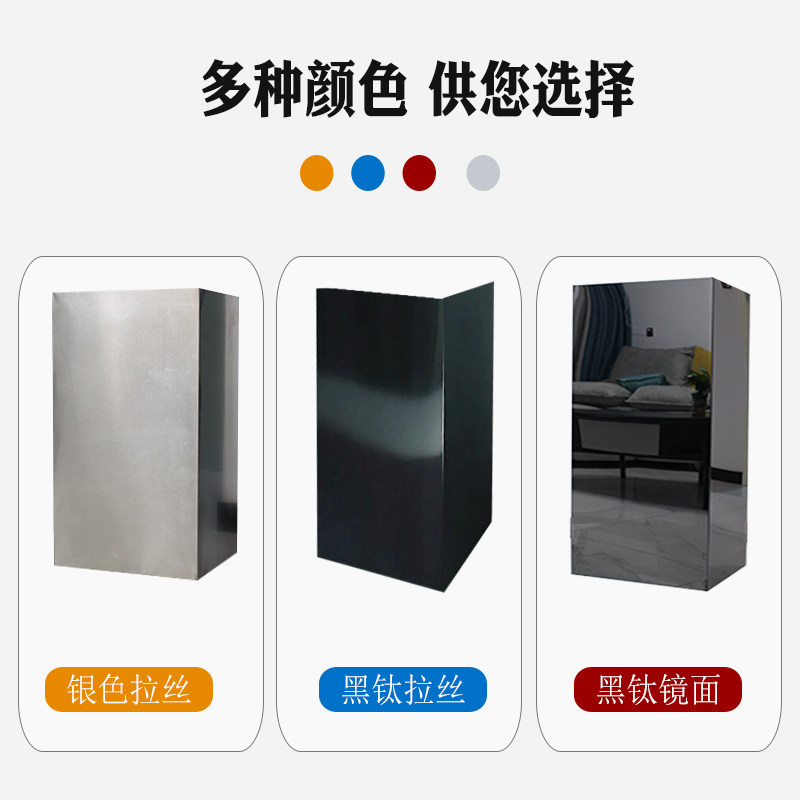 定制适适用老板海尔万家乐抽油烟机排烟管装饰罩侧吸机罩挡板不锈