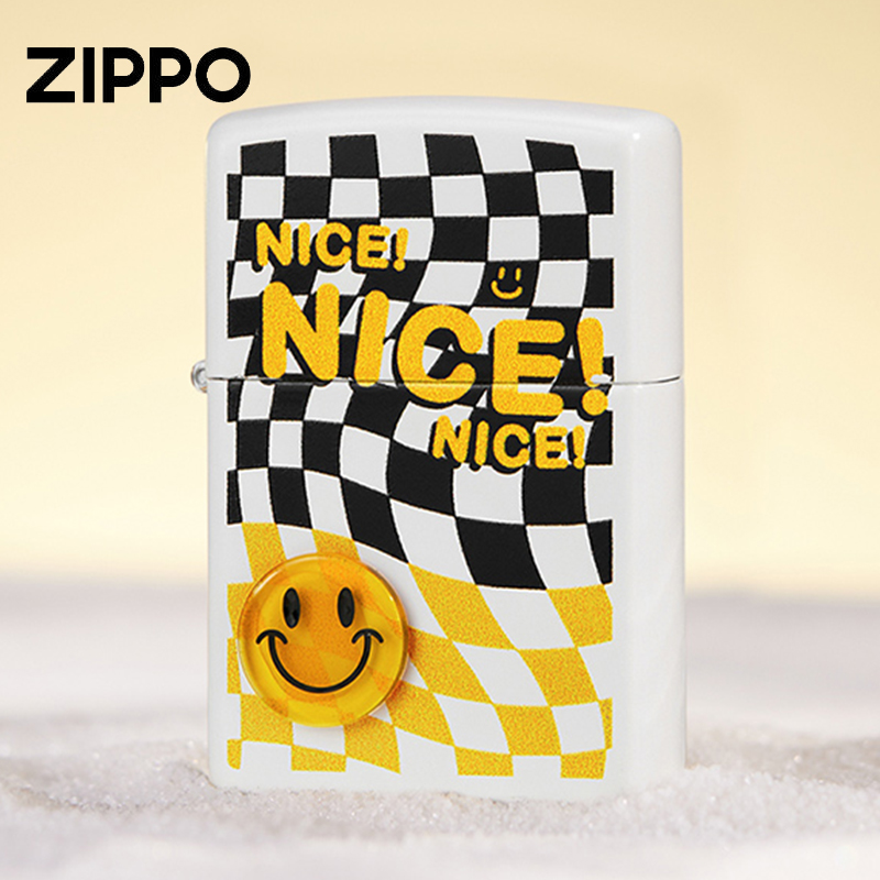 ZIPPO之宝煤油打火机 快乐起点煤油防风打火机创意徽章送男友礼物