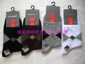 专柜 正品 娜娇婷（迪夫） 新款精梳棉男装秋冬款休闲袜 D1-66
