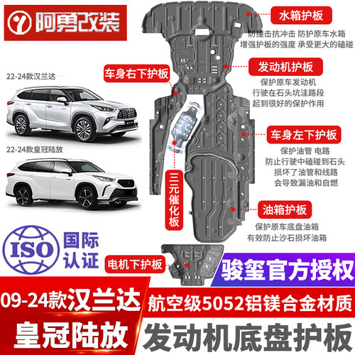 航空级5083铝镁合金骏玺底盘护板