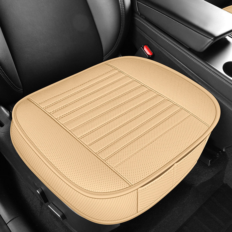 汽车坐垫四季通用全皮透气座椅垫全包围单张座套后排长条驾驶座垫
