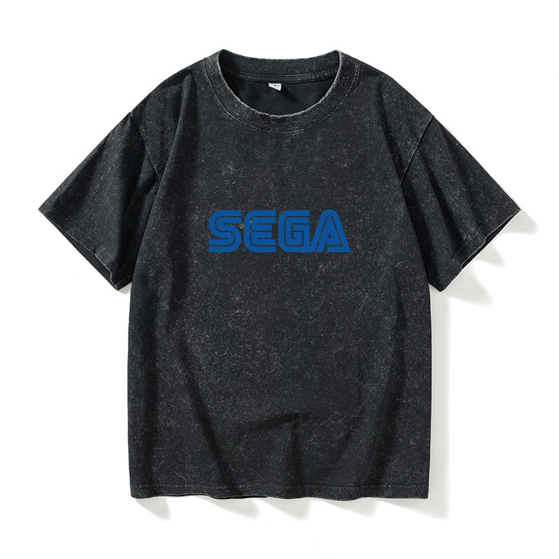 SEGA世嘉游戏公司 复刻MD游戏主机T恤短袖潮衣服女男圆领大码宽松