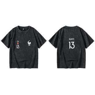 18法国国家队球衣训练服 7号格列兹曼 姆巴佩 博格巴T恤短袖中国