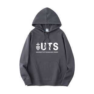 UTS悉尼科技大学纪念品周边校服卫衣连帽简约衣服套头男女上衣宽