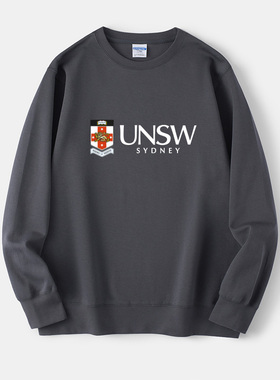 UNSW新南威尔士大学纪念品周边校服卫衣圆领学生衣服套头男女