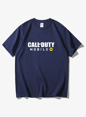 使命召唤CODM手游幽灵手机游戏周边T恤短袖潮衣服女男圆领大码宽
