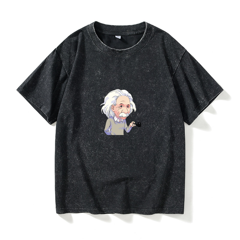 码农爱因斯坦编程程序员T恤短袖