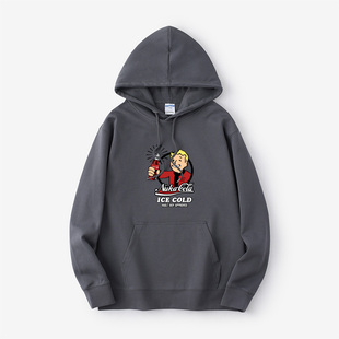 76辐射76周边卫衣连帽Oversize衣服套头男女上 Fallout PS4 XBOX